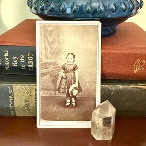 Civil War CDV photograph - little girl